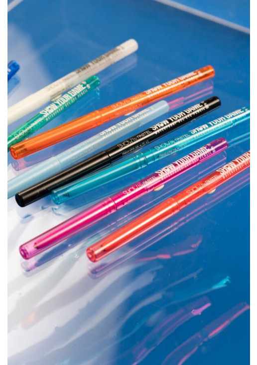 Гелевий олівець для очей Show Your Game Waterproof Gel Eye Pencil №410 - фото 3