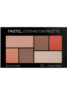 Палетка тіней для повік Eyeshadow Palette So In Love №201 Great Start за ціною 207₴  у категорії Pastel