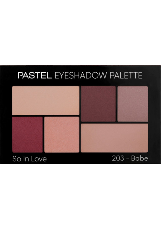 Палетка теней для век Eyeshadow Palette So In Love №203 Babe - фото 1