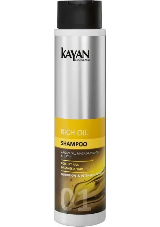 Шампунь для сухого та пошкодженого волосся Rich Oil Shampoo - фото 1