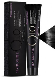 Безаммиачная крем-краска Permanent Colouring №1 Black по цене 395₴  в категории Итальянская косметика Серия Hairgenie Q10