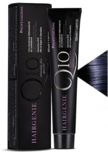 Безаммиачная крем-краска Permanent Colouring №1.1 Blue Black по цене 395₴  в категории Итальянская косметика Серия Hairgenie Q10