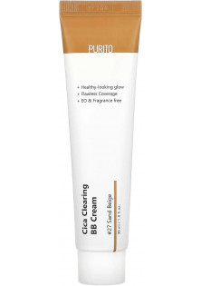 Крем для чутливої ​​шкіри з центелою Cica Clearing BB Cream №27 Sand Beige за ціною 470₴  у категорії Корейська косметика Призначення Заспокоєння