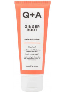 Купити Q+A Зволожуючий крем для обличчя Ginger Root Daily Moisturiser вигідна ціна