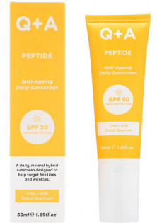 Антивіковий сонцезахисний крем для обличчя Peptide Anti-Ageing Daily Sunscreen SPF 50 за ціною 620₴  у категорії Сонцезахисний крем Призначення Освітлення