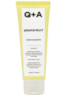 Купити Q+A Очищувальний бальзам для обличчя Grapefruit Cleansing Balm вигідна ціна