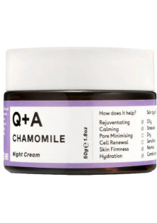 Купити Q+A Нічний крем для обличчя Chamomile Calming Night Cream вигідна ціна