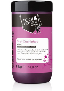 Купить Real Natura Маска для питания и смягчения волос Máscara Sem Sal Pro-Cachinhos выгодная цена