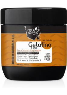 Купити Real Natura Капілярний гель-желатин для волосся Gelatina Capilar Pro-Cachos Definidos вигідна ціна