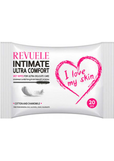 Купити Revuele Серветки вологі для інтимної гігієни для всіх типів шкіри з молочною кислотою Wet Wipes For Intimate Hygiene вигідна ціна