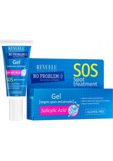 SOS-гель проти чорних точок із саліциловою кислотою No Problem Sos Gel за ціною 112₴  у категорії Гелі для обличчя