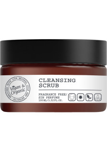 Очищуючий скраб Vegan And Organic Face Care Cleansing Scrub за ціною 235₴  у категорії Засоби для очищення шкіри обличчя