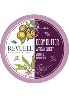 Купити Revuele Баттер для тіла Африканський захід сонця з миндалем та олією ши Body Butters African Sunset вигідна ціна
