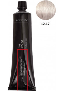 Крем-фарба для волосся Sergilac №12.17 супер освітлюючий блонд перламутровий в Україні