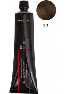 Крем-фарба для волосся Sergilac №5.3 світло-коричнева золотиста за ціною 315₴  у категорії Іспанська косметика Тип волосся Усі типи волосся