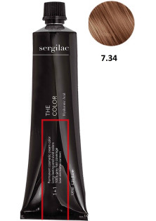 Крем-фарба для волосся Sergilac №7.34 блонд золотисто-мідний за ціною 100₴  у категорії Фарба для волосся