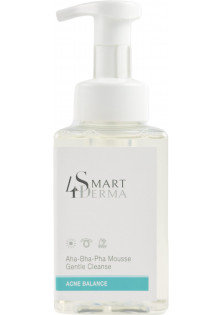 Купити Smart 4 derma Очищаюча мультикислотна пінка для вмивання Aha-Bha-Pha Mousse Gentle Cleanse вигідна ціна