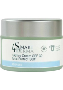 Купити Smart 4 derma Екстразволожуючий крем із церамідами для сухої та нормальної шкіри I'Active Cream Total Protect 360 SPF 30 вигідна ціна