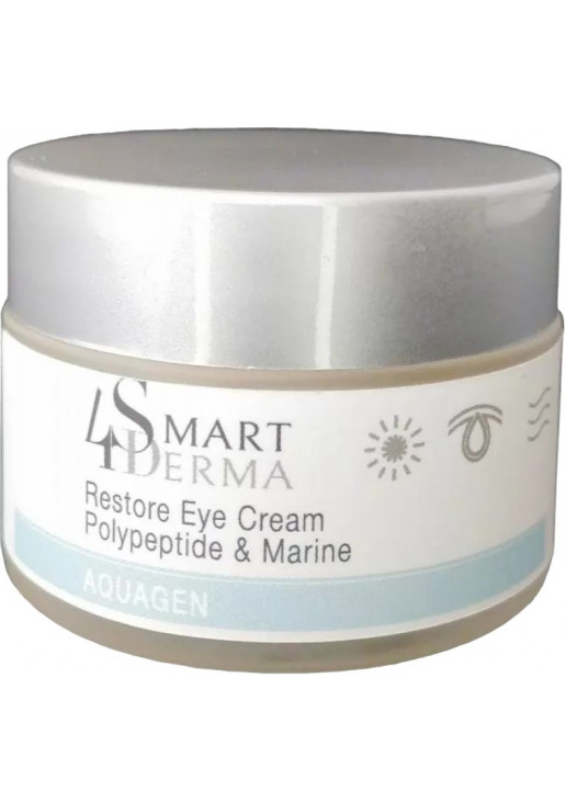 Зволожуючий дренажний крем від темних кіл та набряків Restore Eye Cream Polypeptide & Marine - фото 2
