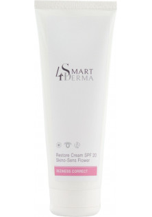 Купити Smart 4 derma Зміцнюючий денний крем для чутливої та куперозної шкіри Restore Cream Skino-Sens Flower SPF 20 вигідна ціна
