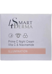 Купити Smart 4 derma Супер антиоксидантний нічний крем Prime C Night Cream Vita C & Niacinamide вигідна ціна