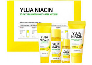 Набір міні-версій засобів для освітлення шкіри обличчя Yuja Niacin 30 Days Brightening Starter Kit за ціною 599₴  у категорії Переглянуті товари