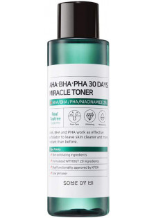 М'який тонер з кислотами AHA BHA PHA 30 Days Miracle Toner за ціною 658₴  у категорії Корейська косметика Тип шкіри Чутлива