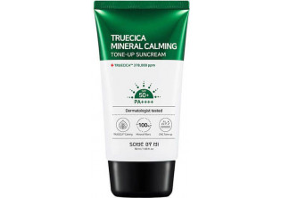 Заспокійливий сонцезахисний крем для обличчя Truecica Mineral Calming Tone-Up Sun Cream за ціною 619₴  у категорії Переглянуті товари
