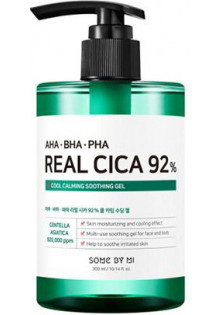 Гель для шкіри обличчя та тіла з мадекассосідом AHA-BHA-PHA Real Cica 92% Cool Calming Soothing Gel за ціною 528₴  у категорії Корейська косметика Призначення Заспокоєння