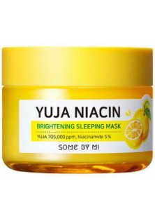 Купити Some By Mi Нічна вирівнююча тон маска для обличчя Yuja Niacin 30 Days Miracle Brightening Sleeping Mask вигідна ціна
