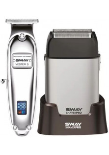 Купити Sway Набір для стрижки тример та шейвер Vester S, Shaver Pro Silver вигідна ціна