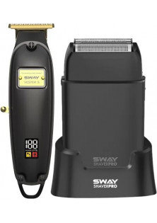 Купити Sway Набір для стрижки тример та шейвер Vester S BGE, Shaver Pro Black вигідна ціна