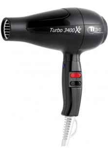 Фен для волосся Turbo 3400 XP Black за ціною 1440₴  у категорії Українська косметика Тип Фен для волосся