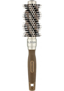 Щітка-браш для волосся 25 мм NanoTech Ceramic Ionic Black & Gold за ціною 238₴  у категорії Українська косметика Тип Щітка для волосся