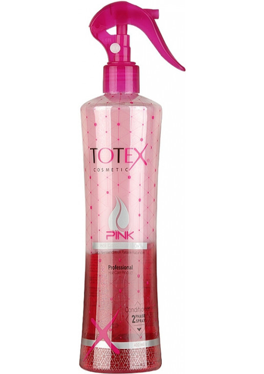 Двофазний спрей-кондиціонер для волосся Pink Hair Conditioner Spray - фото 1
