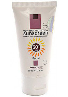 Купити Simildiet Сонцезахисний крем Suncare Color SPF 50+ вигідна ціна