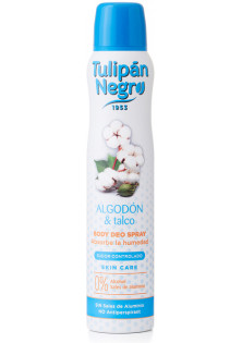 Купить Tulipan Negro Дезодорант-спрей Хлопок и тальк Spray Deodorant Cotton And Talc выгодная цена