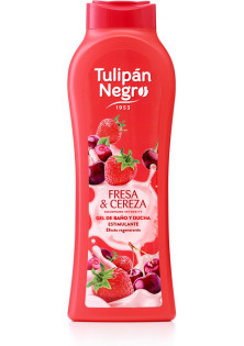 Купити Tulipan Negro Гель для душу Полуниця та вишня Shower Gel Strawberry And Cherry вигідна ціна
