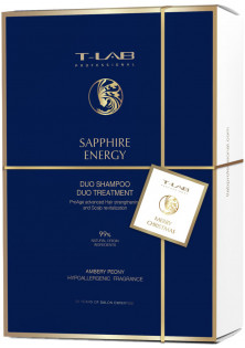 Набір для про-ейдж ефекту волосся Sapphire Energy Duo Shampoo And Duo Treatment Set за ціною 1739₴  у категорії Подарункові набори Суми