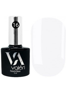 Камуфлююча база для нігтів Valeri Base French №16, 12 ml за ціною 175₴  у категорії Гель-лаки для нігтів та інші матеріали