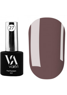 Камуфлююча база для нігтів Valeri Base №27 Color, 6 ml за ціною 110₴  у категорії Українська косметика Об `єм 6 мл