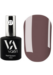 Камуфлююча база для нігтів Valeri Base №27 Color, 12 ml за ціною 175₴  у категорії Гель-лаки для нігтів та інші матеріали