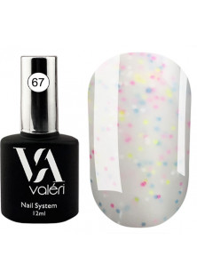 Камуфлирующая база для ногтей Valeri Base №67 Dots, 12 ml по цене 175₴  в категории Украинская косметика Объем 12 мл