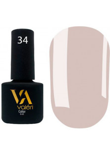 Гель-лак для ногтей Valeri Color №034, 6 ml по цене 95₴  в категории Украинская косметика Тип Гель-лак для ногтей