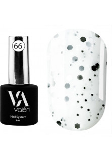 Камуфлююча база для нігтів Valeri Base №66 Dots, 6 ml за ціною 110₴  у категорії Українська косметика Бренд Valeri