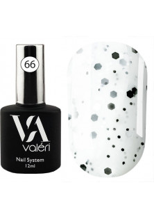 Камуфлююча база для нігтів Valeri Base №66 Dots, 12 ml за ціною 175₴  у категорії Гель-лаки для нігтів та інші матеріали