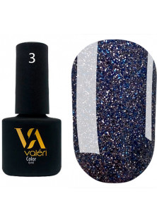 Світловідбиваючий гель-лак для нігтів Valeri Flash №03, 6 ml за ціною 110₴  у категорії Гель-лаки для нігтів та інші матеріали