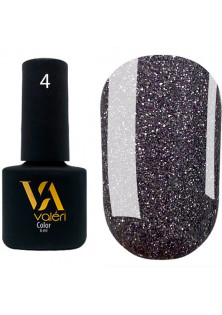 Світловідбиваючий гель-лак для нігтів Valeri Flash №04, 6 ml в Україні
