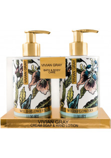 Набір для догляду за шкірою рук Set Wild Flowers Cream Soap + Hand Lotion