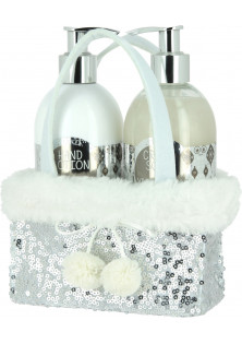 Набір для догляду за шкірою рук Set Silver Christmas Cream Soap + Hand Lotion за ціною 569₴  у категорії Косметика для тіла і ванни Стать Для жінок